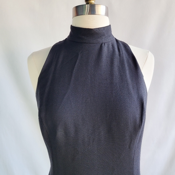 Donna Ricco New York Sleeveless Black Dress Women's Petite 6 - Picture 4 of 11